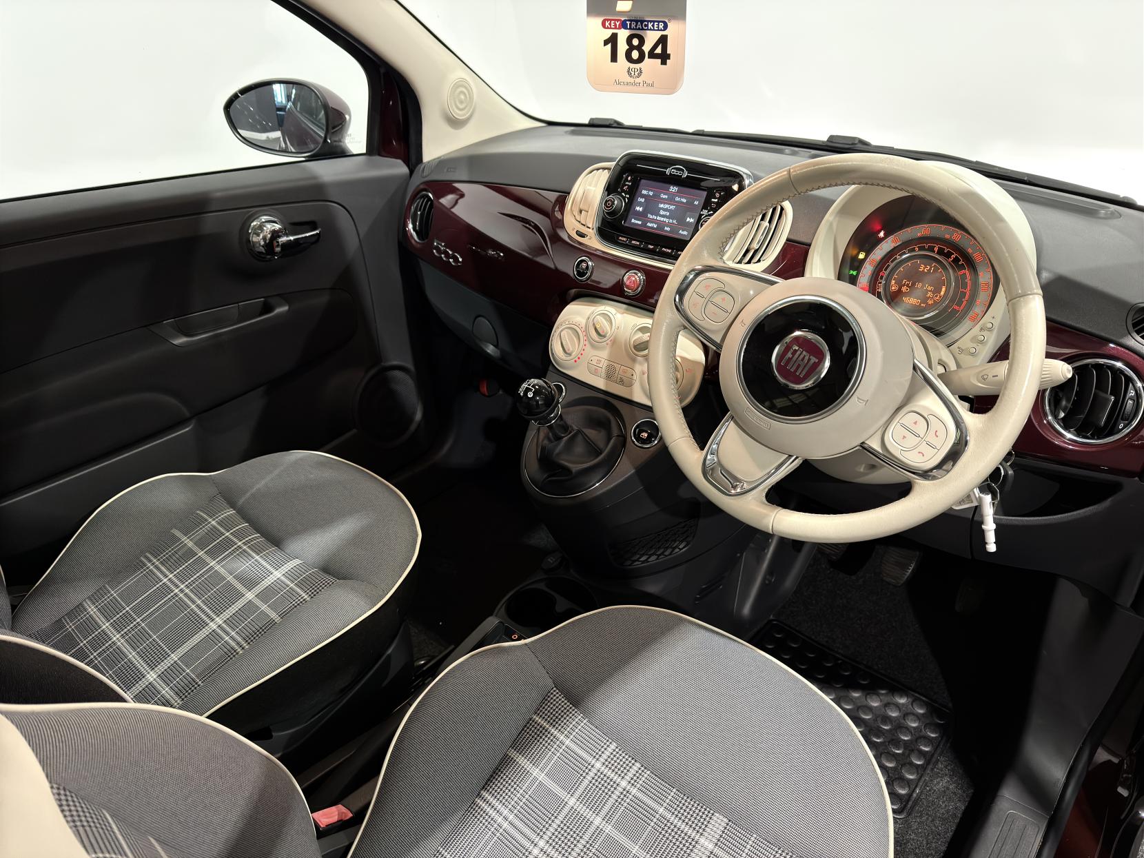 Fiat 500 1.2 Lounge Hatchback 3dr Petrol Manual Euro 6 (s/s) (69 bhp)