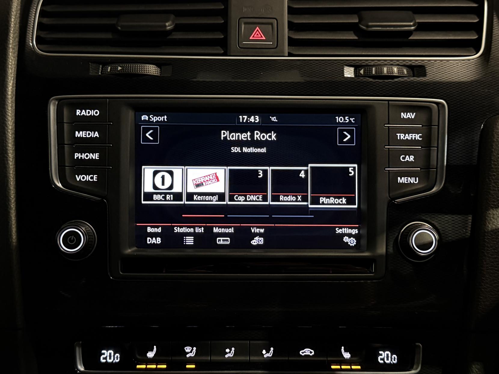 Volkswagen Golf 2.0 TSI BlueMotion Tech GTI Hatchback 5dr Petrol Manual Euro 6 (s/s) (220 ps)