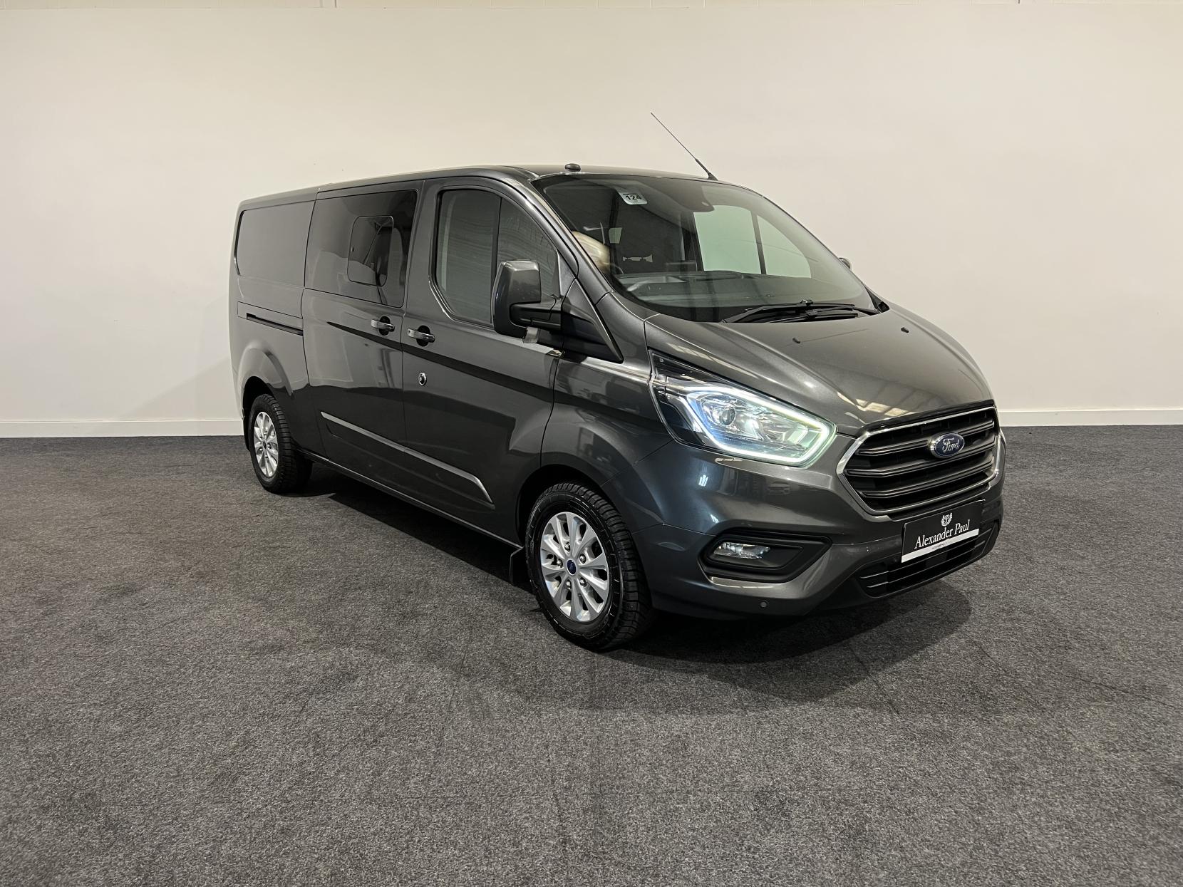 Ford Transit Custom 2.0 320 EcoBlue Limited Crew Van Double Cab 5dr Diesel Manual L2 H1 Euro 6 (6 Seat) (130 ps)