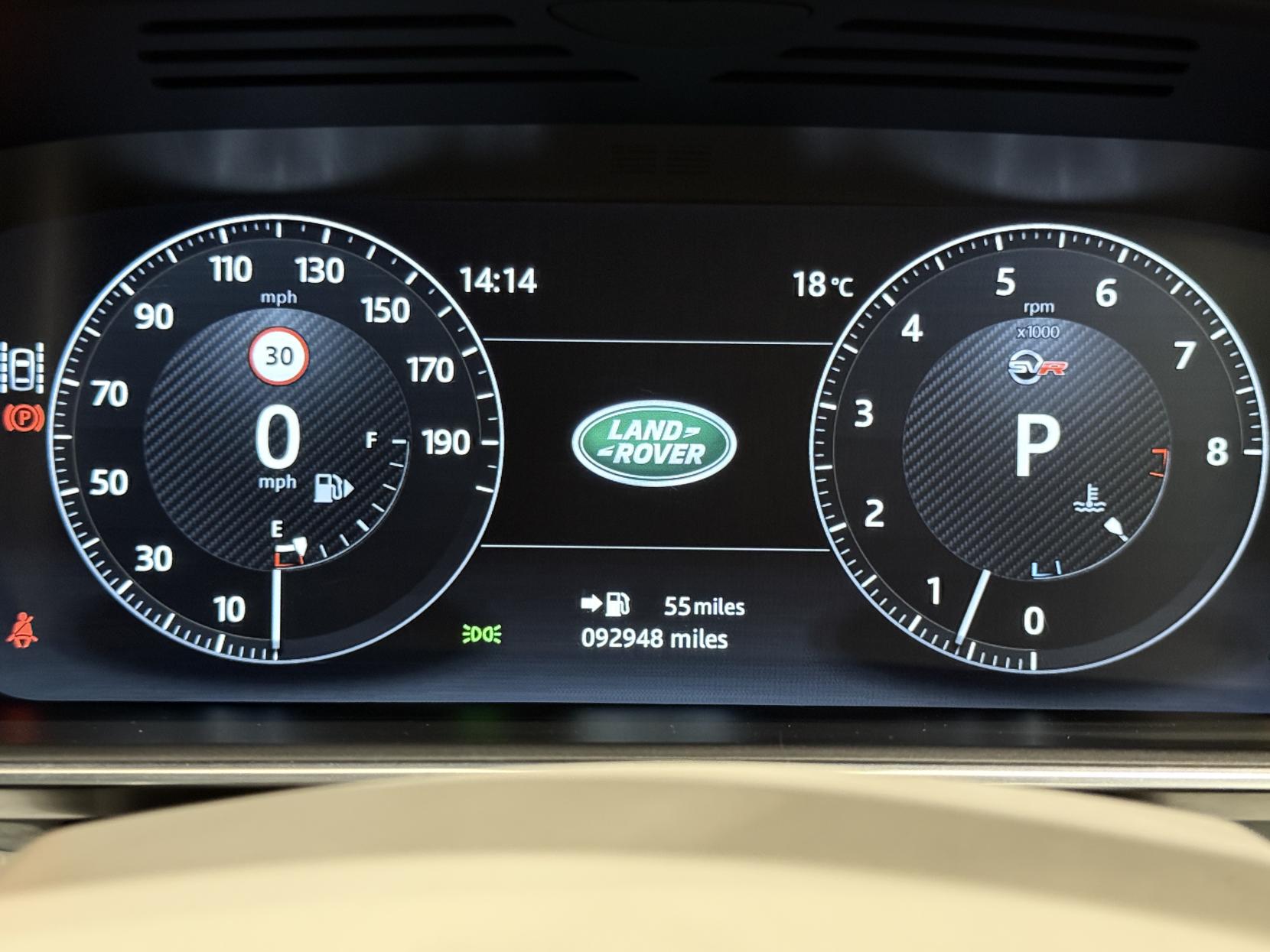 Land Rover Range Rover Sport 5.0 V8 SVR SUV 5dr Petrol Auto 4WD Euro 6 (s/s) (550 ps)